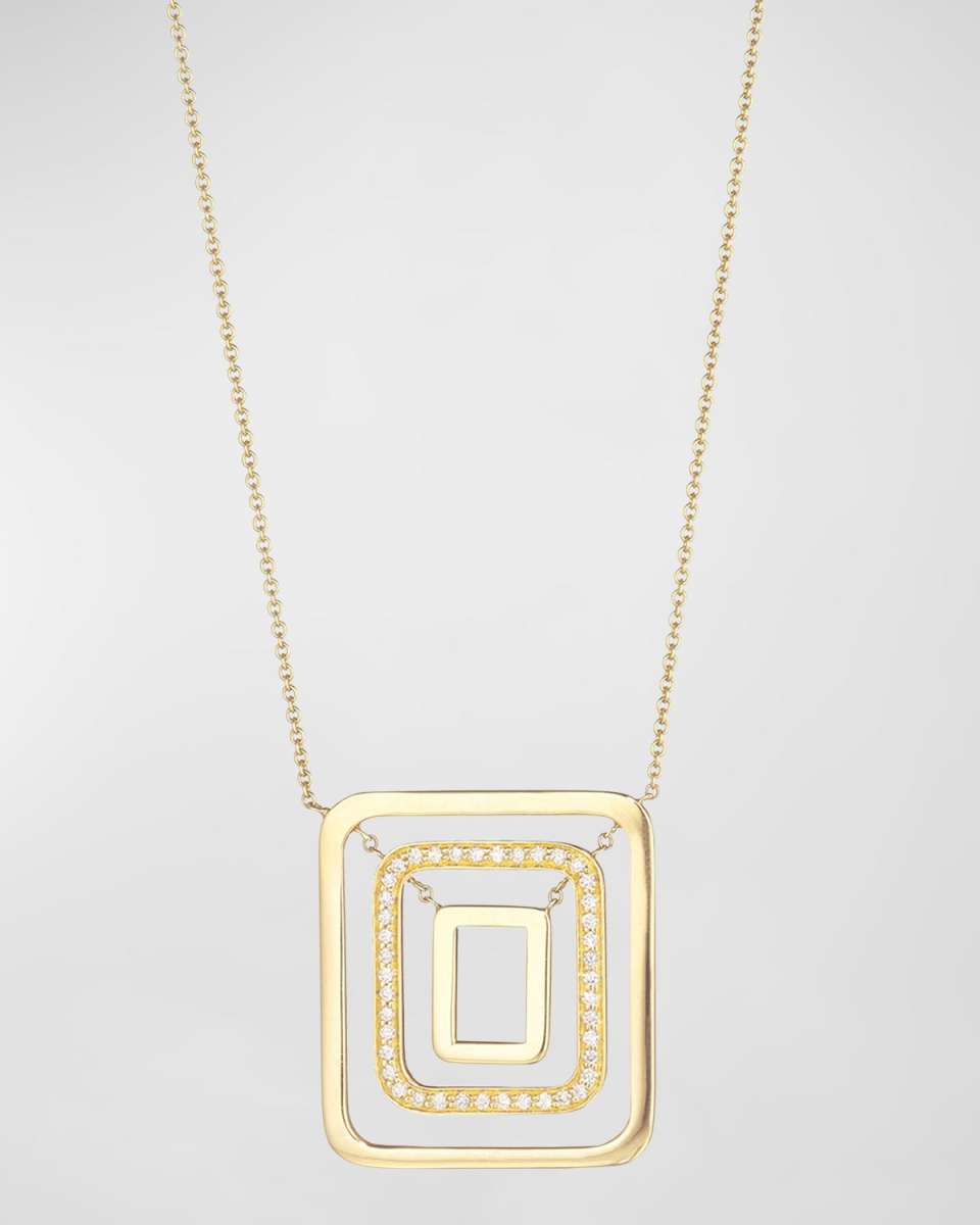 18k Diamond Piece Pendant Necklace